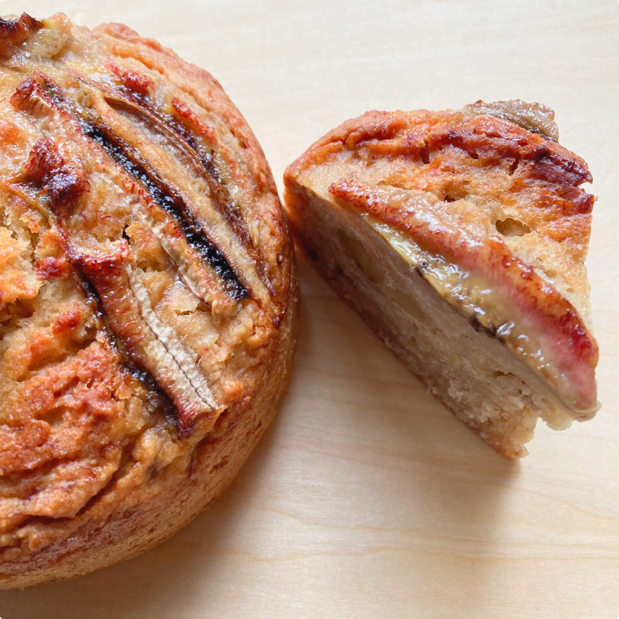 米粉のバナナケーキ